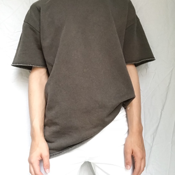 PacSun LA Green Shirt Frayed - Picture 1 of 8